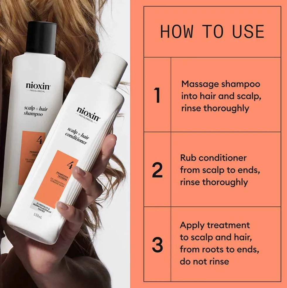 Nioxin Scalp + Hair Thickening System 4 - Trial Kit 4