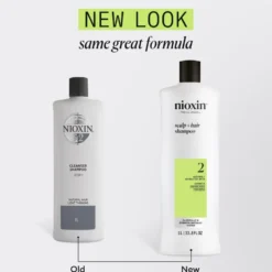 Nioxin System 2 Scalp + Hair Thickening Shampoo for Natural Hair with Progressed Thinning 1L