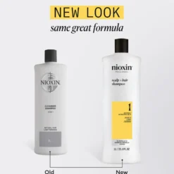 Nioxin System 1 Scalp + Hair Thickening Shampoo for Natural Hair with Light Thinning 1L