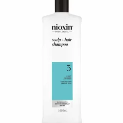 Nioxin System 3 Scalp + Hair Thickening Shampoo for Coloured, Dry and Damaged Hair with Light Thinning 1L