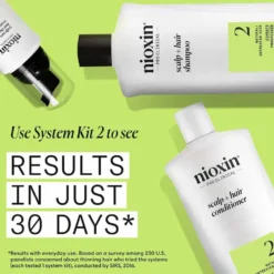 Nioxin System 2 Scalp + Hair Thickening Conditioner for Natural Hair with Progressed Thinning 1L