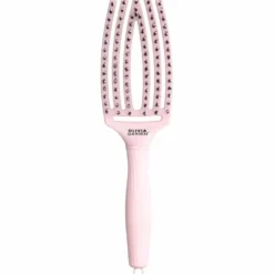 Olivia Garden Care Ionic Fingerbrush Hair Brush - Pastel Pink