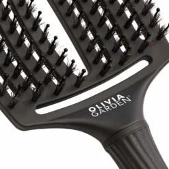 Olivia Garden Care Ionic Fingerbrush Hair Brush - Large Black