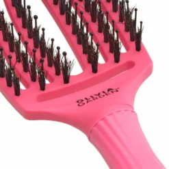 Olivia Garden Care Ionic Fingerbrush Hair Brush - Hot Pink