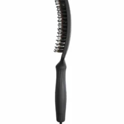 Olivia Garden Care Ionic Fingerbrush Hair Brush - Medium Black