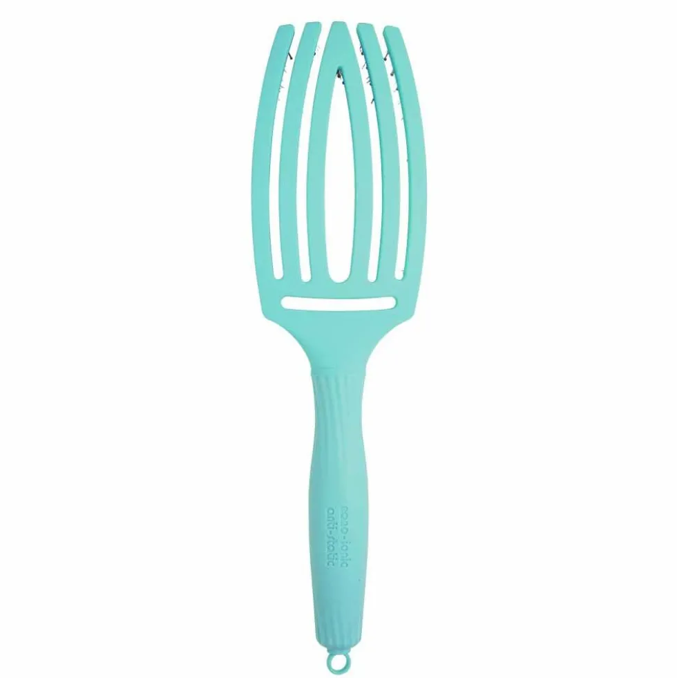 Olivia Garden Care Ionic Fingerbrush Hair Brush - Mint Green