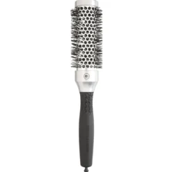 Olivia Garden Essential Blowout Classic Silver Round Hair Brush 35mm