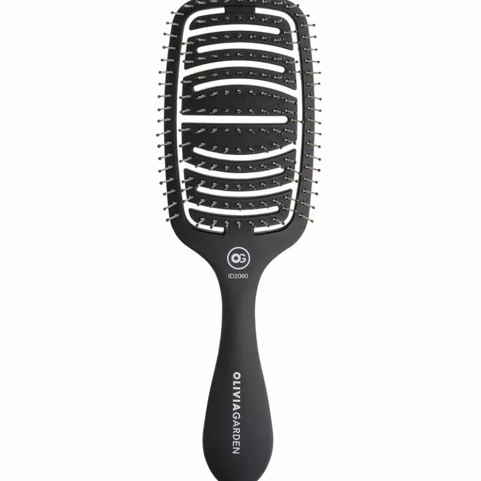 Olivia Garden Essential Hair Brush Thick Hair Black
