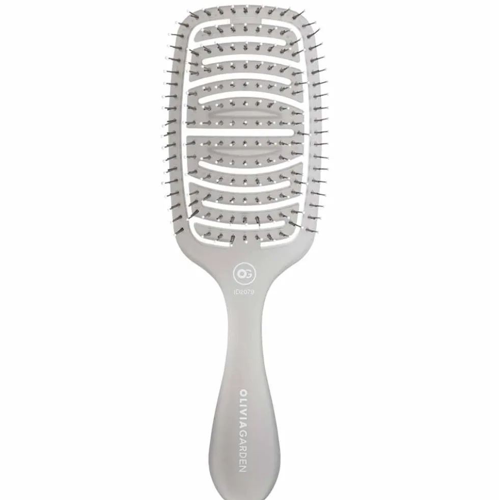 Olivia Garden Essential Hair Brush Medium Hair Grey