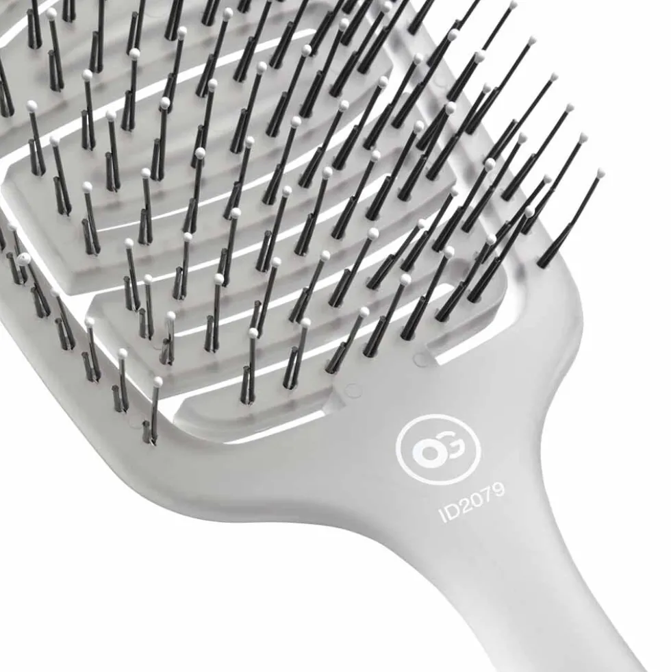 Olivia Garden Essential Hair Brush Medium Hair Grey