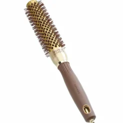 Olivia Garden Expert Blowout Round Hair Brush Speed Gold & Brown 25mm