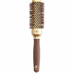 Olivia Garden Expert Blowout Round Hair Brush Blowout Shine Gold & Brown 35mm