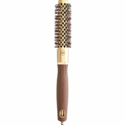 Olivia Garden Expert Blowout Round Hair Brush Shine Gold & Brown 20mm