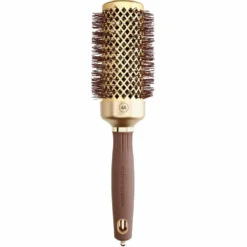 Olivia Garden Expert Blowout Round Hair Brush Shine Gold & Brown 45mm