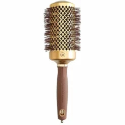 Olivia Garden Expert Blowout Round Hair Brush Shine Gold & Brown 55mm