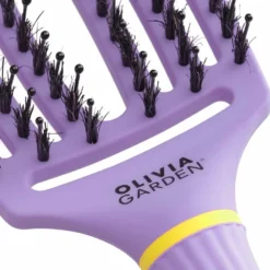 Olivia Garden Inner Child FingerBrush Care Iconic Boar & Nylon - Purple