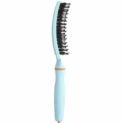 Olivia Garden Inner Child FingerBrush Care Iconic Boar & Nylon - Light Blue