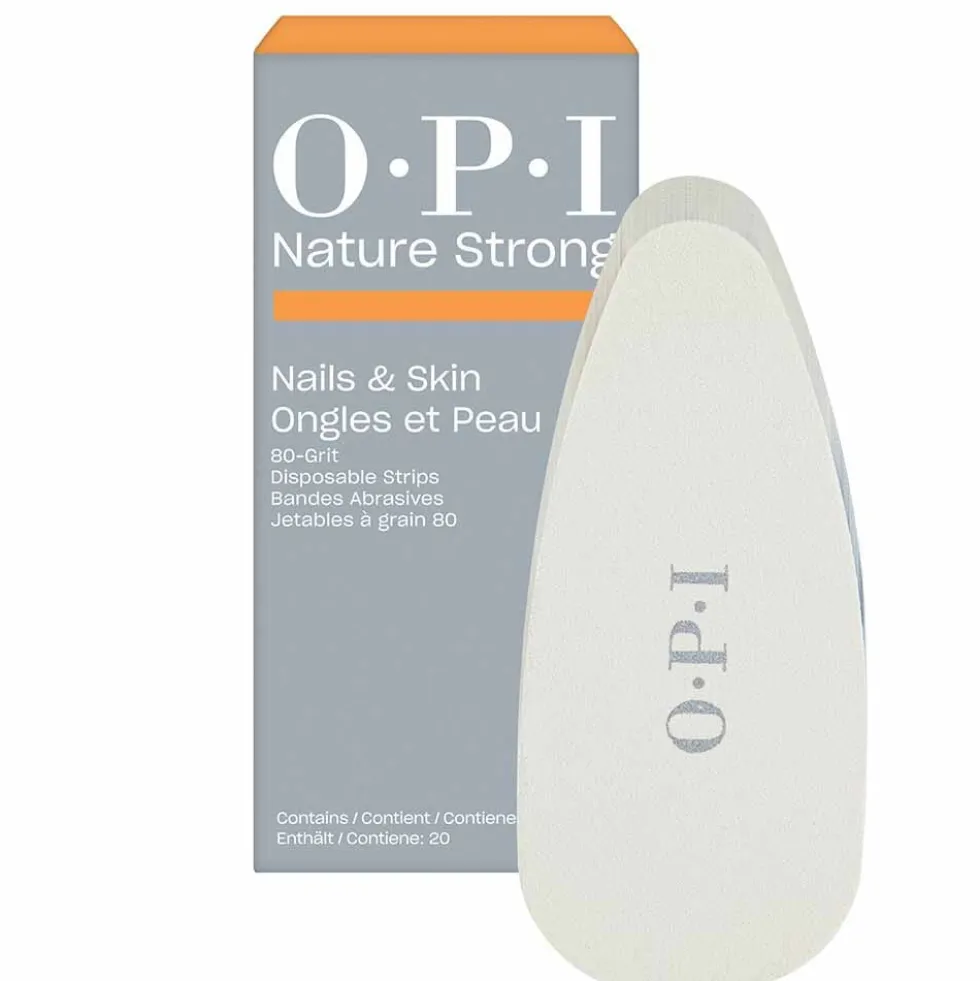 OPI Nature Strong Skincare Disposable Grit Strips - 80 Grit 95g