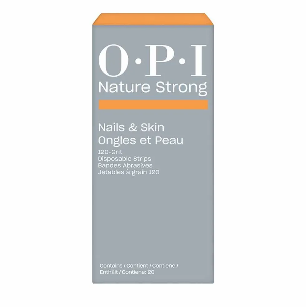OPI Nature Strong Skincare Disposable Grit Strips - 120 Grit 82g