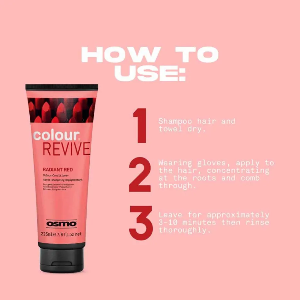 Osmo Colour Revive Colour Conditioner Radiant Red 225ml