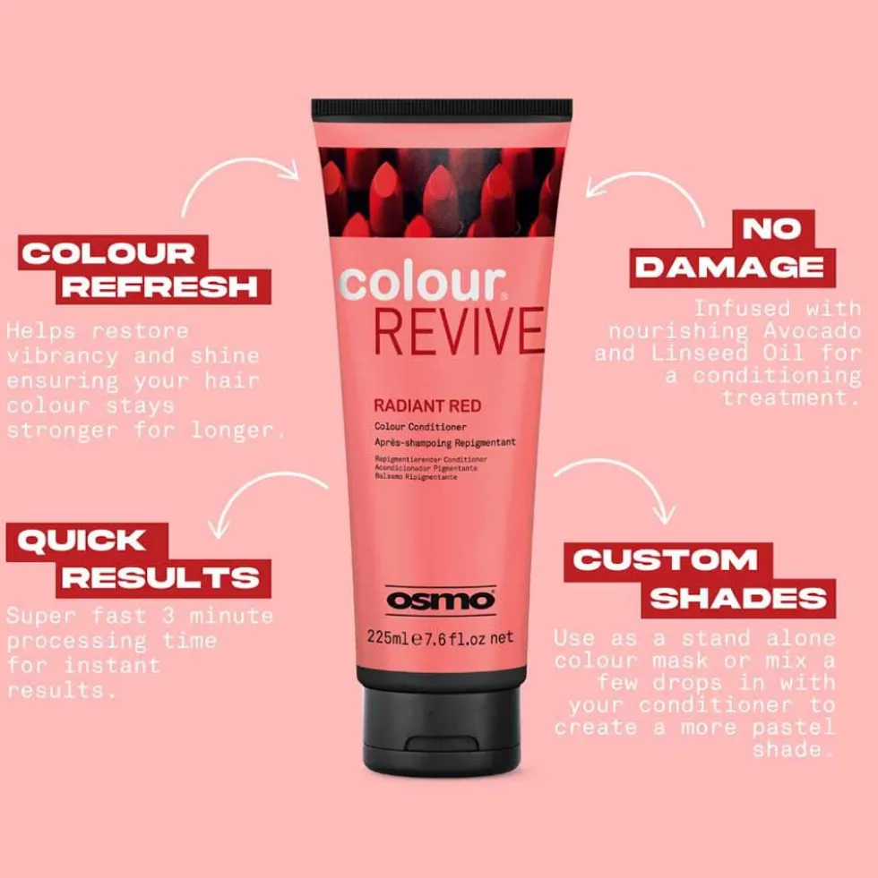 Osmo Colour Revive Colour Conditioner Radiant Red 225ml