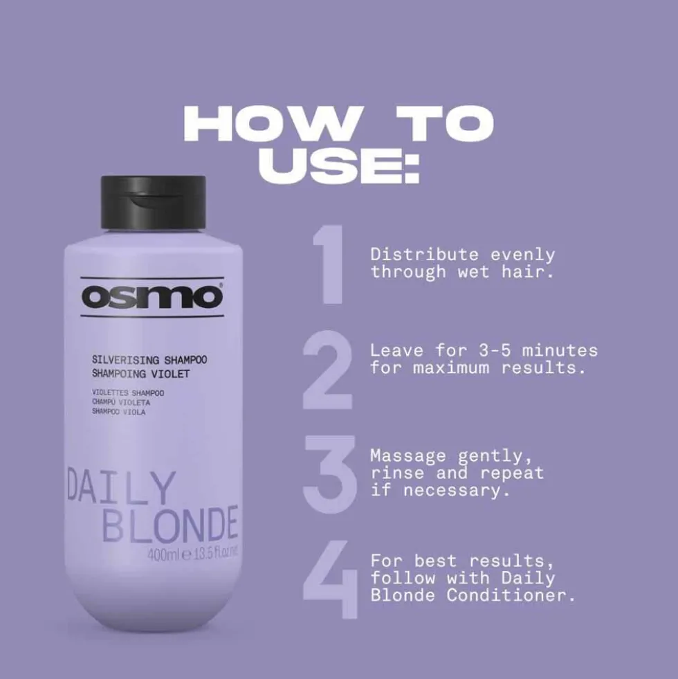 Osmo Daily Blonde Silverising Shampoo 400ml