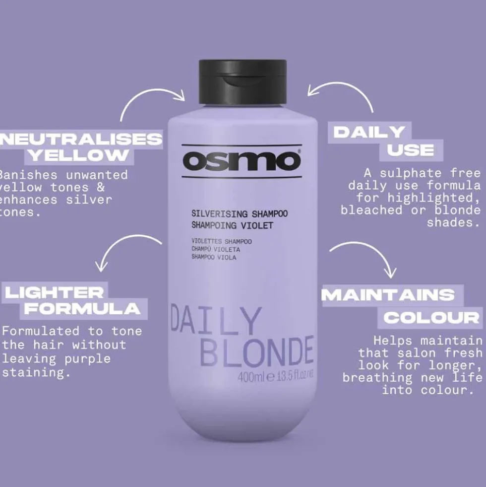 Osmo Daily Blonde Silverising Shampoo 400ml