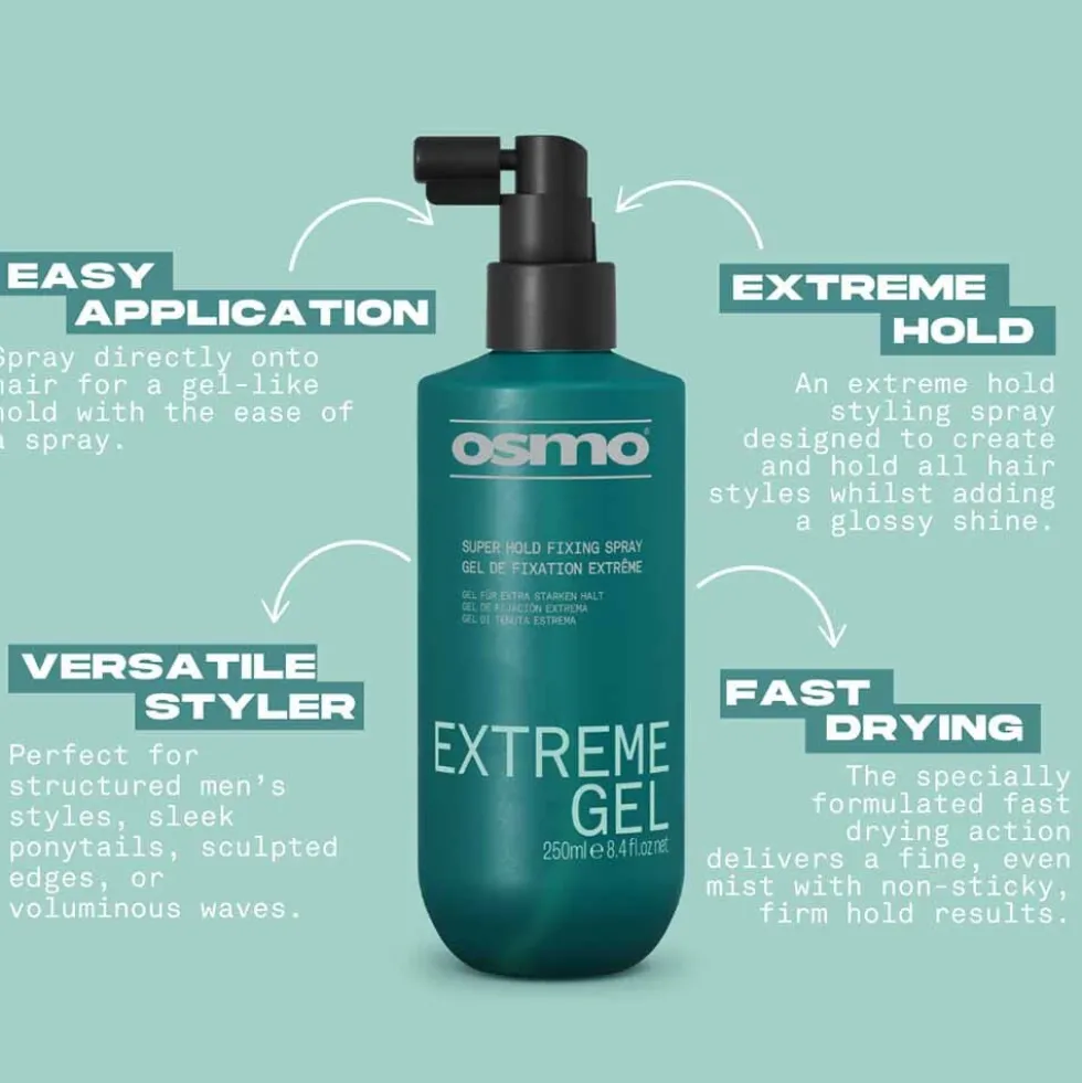 Osmo Extreme Gel Super Hold Fixing Spray 250ml
