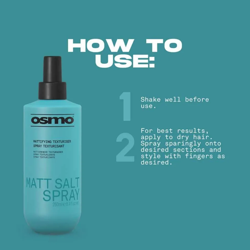 Osmo Mattifying Texturiser Matt Salt Spray 250ml