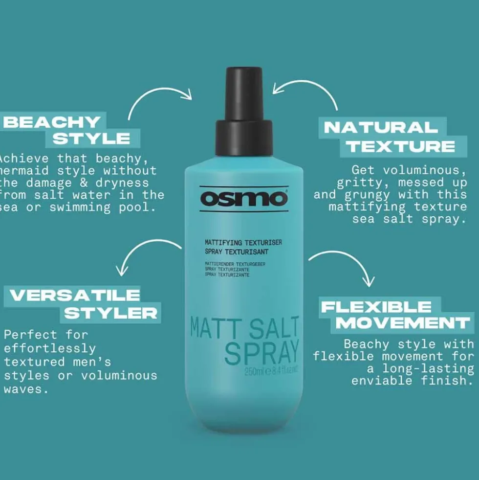 Osmo Mattifying Texturiser Matt Salt Spray 250ml