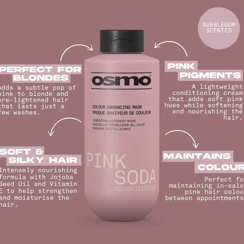 Osmo Pink Soda Colour Enhancing Mask 400ml