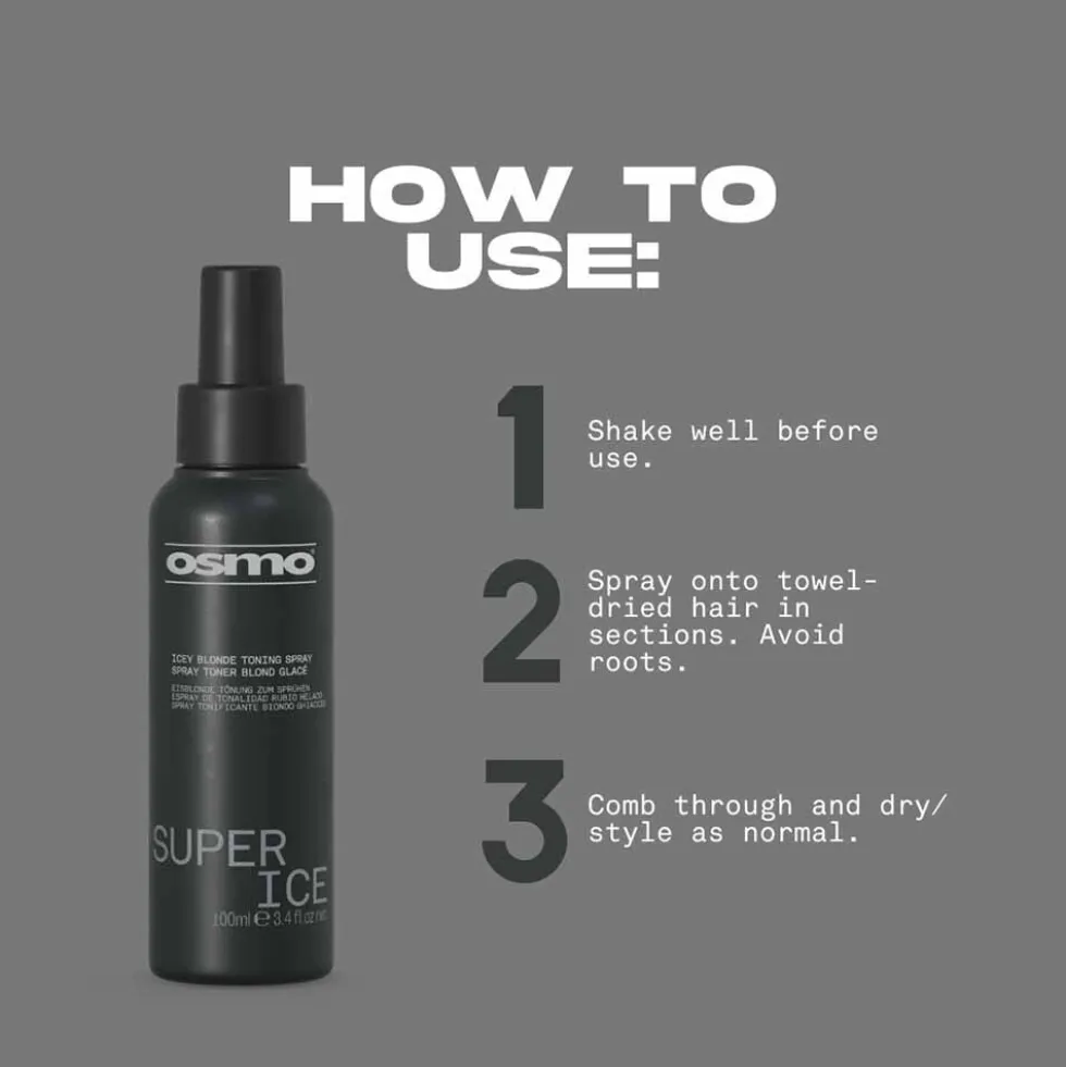 Osmo Super Ice Icey Blonde Toning Spray 100ml