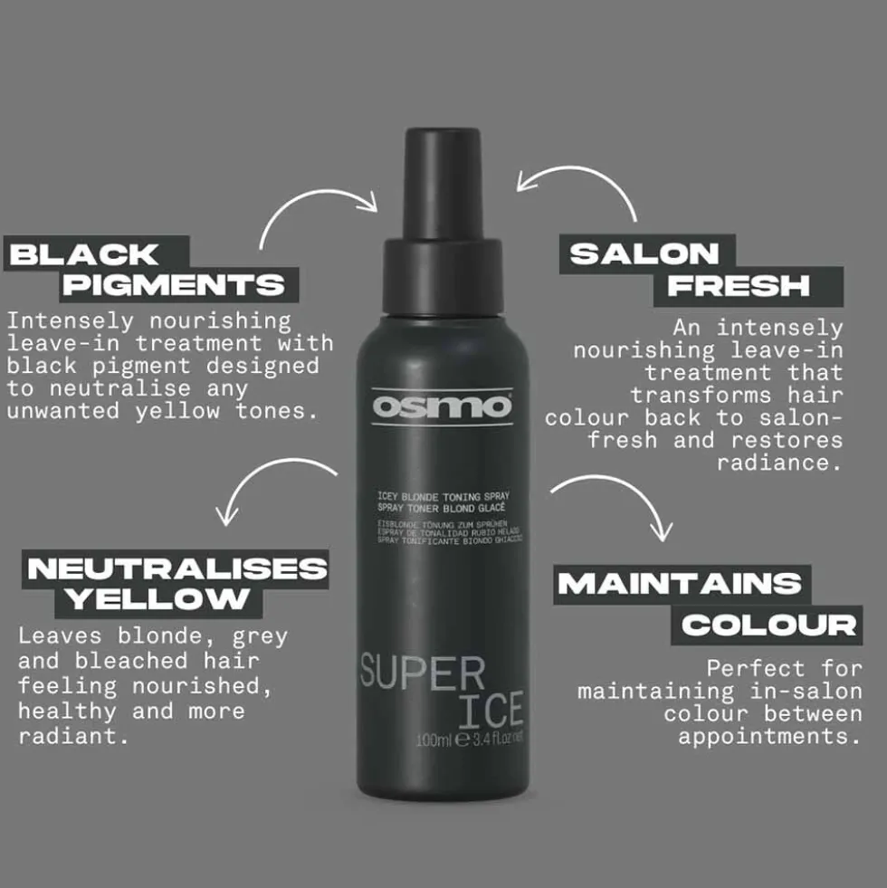 Osmo Super Ice Icey Blonde Toning Spray 100ml
