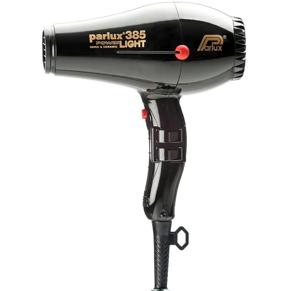 Parlux 385 Power Light Ceramic Ionic Hair Dryer - Black
