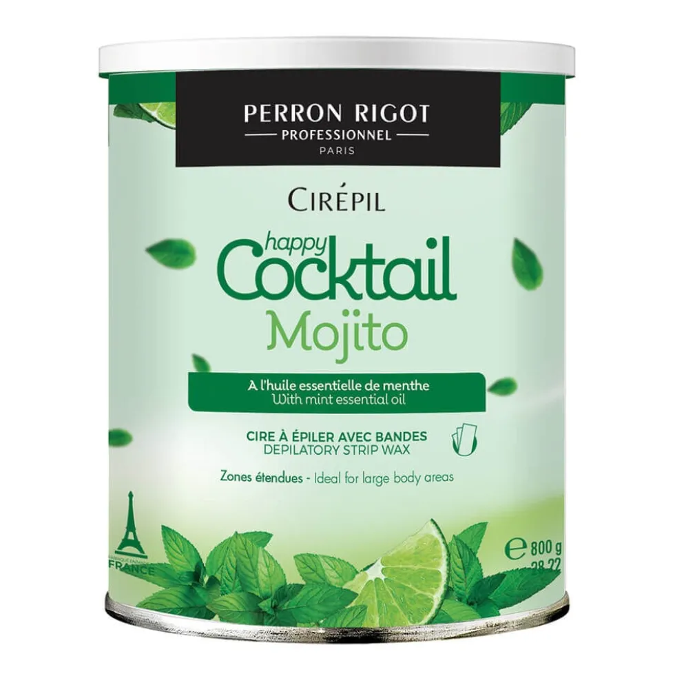Perron Rigot Cirépil Happy Cocktail Mojito Strip Pot Wax 800g
