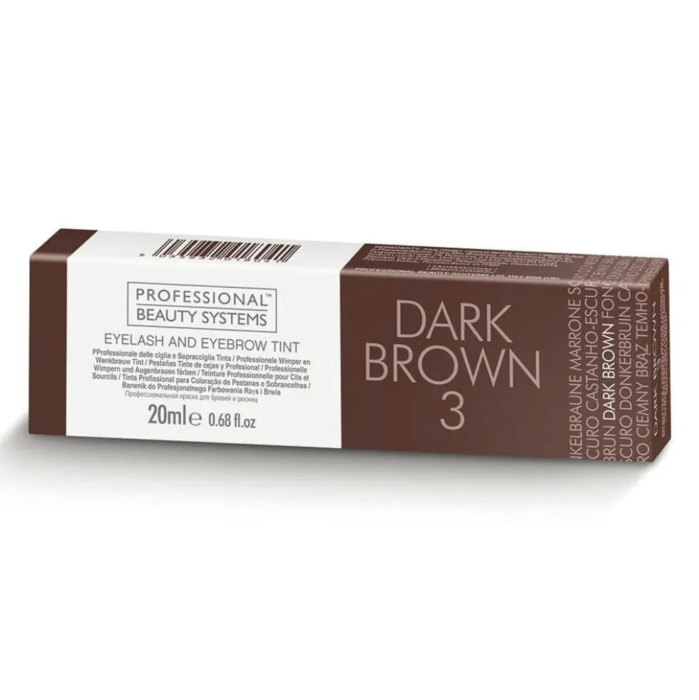Professional Beauty Systems Eyelash and Eyebrow Tint - Dark Brown 20ml