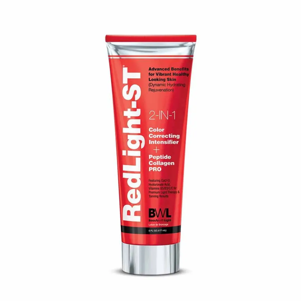 Pro Tan BWL Red Light-ST 2-in-1 Color Correcting Intensifier + Peptide Collagen Pro Tube 177ml