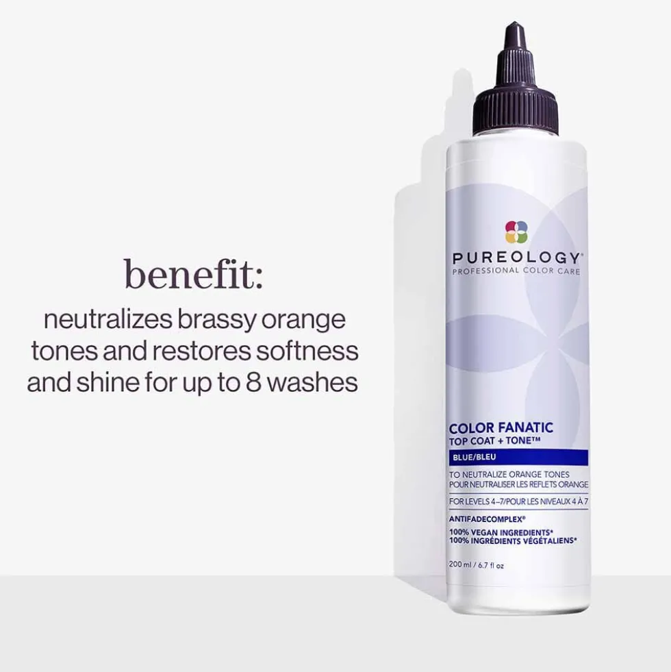 Pureology Color Fanatic Top Coat and Tone Blue 200ml