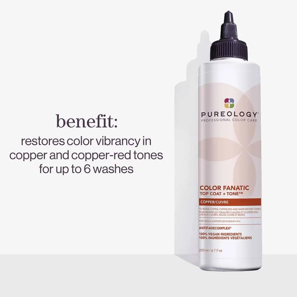 Pureology Color Fanatic Top Coat and Tone Copper 200ml
