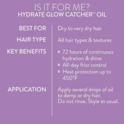 Pureology Hydrate Glow Catcher Oil 50ml