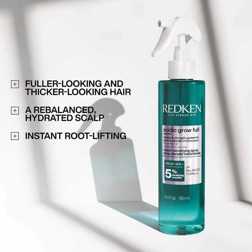 Redken Acidic Grow Full System Densifying Spray for Thin Hair, Strengthens & Thickens 190ml
