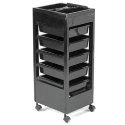 REM Studio Salon Trolley, Black, Accessory Top