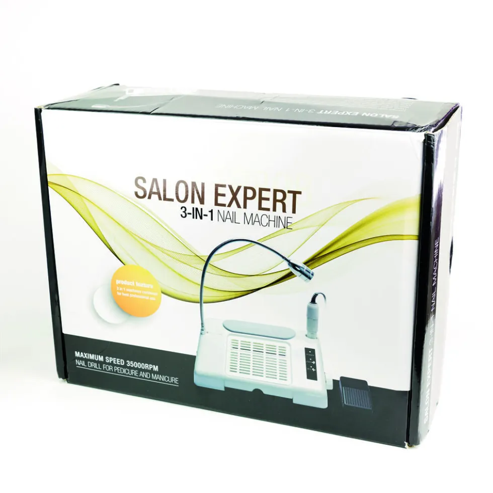 Salon Expert Nailcraft NC3100 3-in-1 Nail Machine Kit White