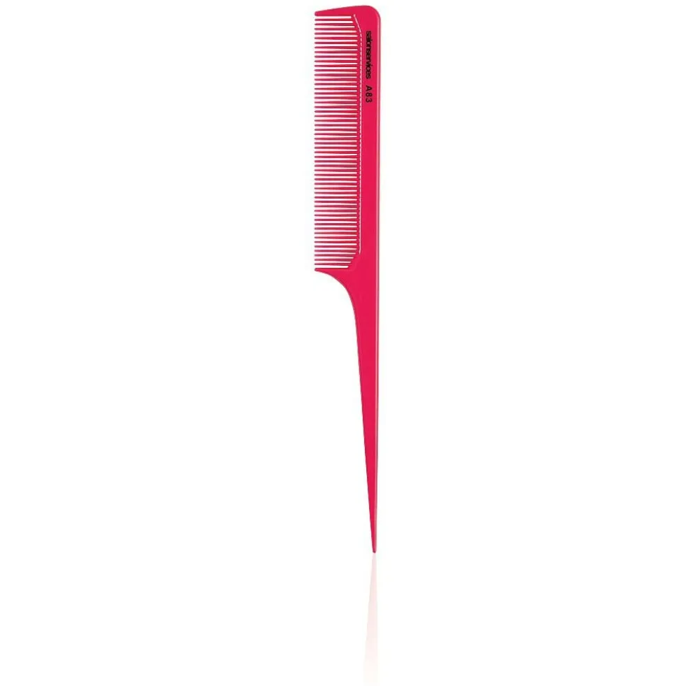 Salon Services Antistatic Tail Comb A83 Pink