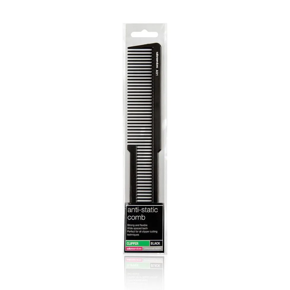 Salon Services Black Clipper Comb
