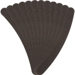 Salon Services Boomerang Nail File Black 100/180 Grit Pack of 12