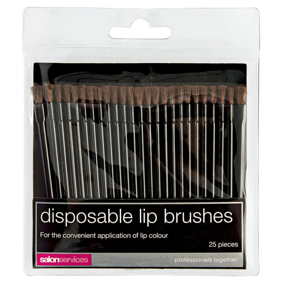 Salon Services Disposable Lip Brushes Pack of 25