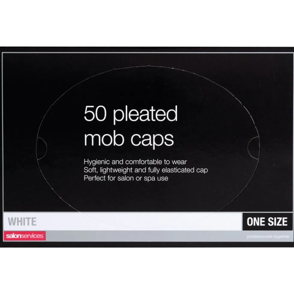 Salon Services Disposable Mob Caps 50 Pack