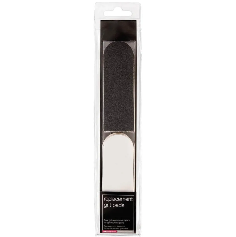 Salon Services Disposable Replacement Foot File Grit Pads, Pack of 20