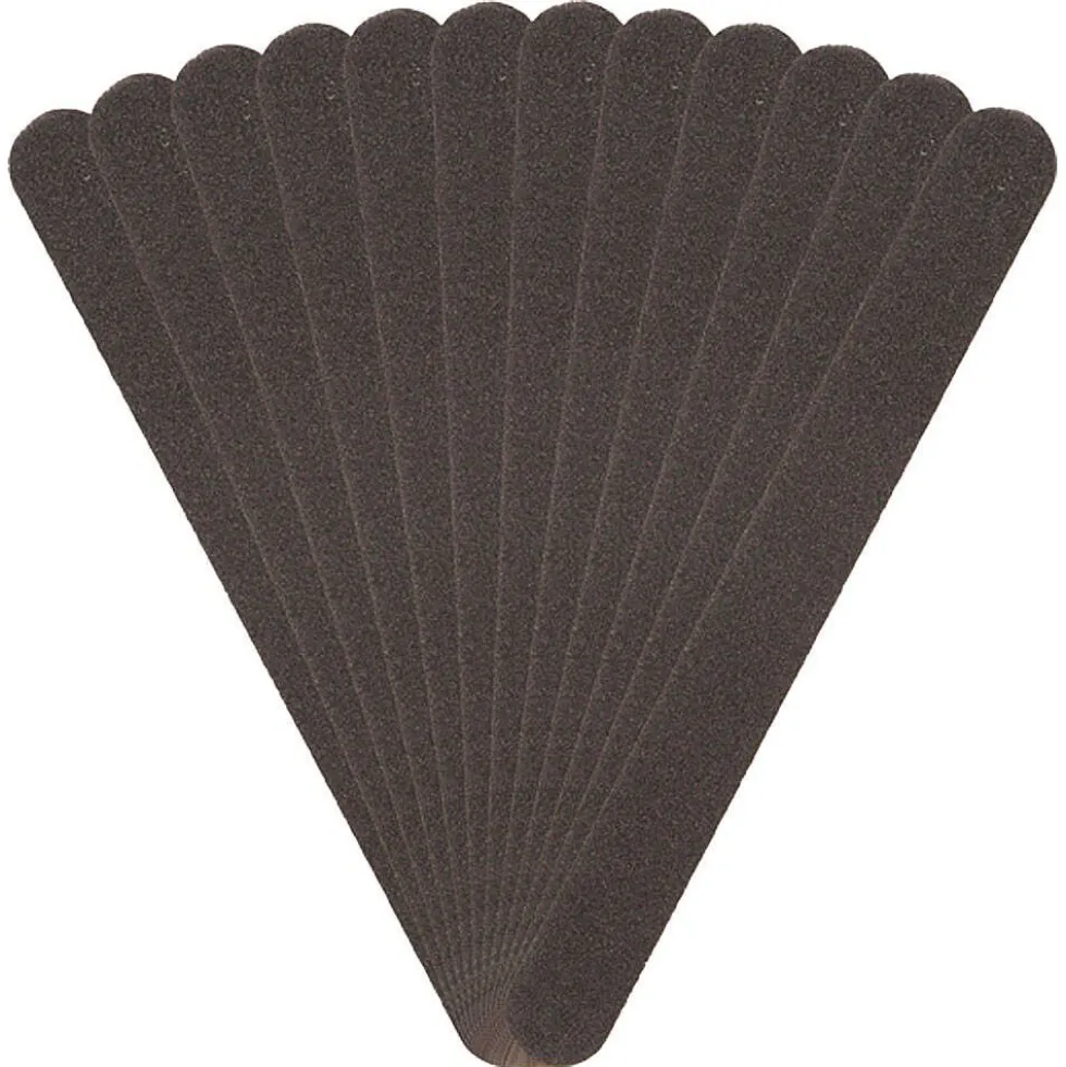 Salon Services Foam Nail File Black 100/180 Grit Pack of 12